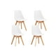 thumbnail image 1 of Set De 4 Sillas De Comedor Eames Modernas Komfort Color Blanco, 1 of 5