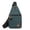 Green, variant on weibbin Men's Sporty Crossbody Chest Bag in Blue - Compact Phone Bag with Adjustable Strap for Outdoor Activities and Commute