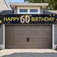 thumbnail image 5 of Glamorous Glittery Happy 60th Birthday Banner Background Backdrop Decors for Birthday Party Photography Props Celebration Decorations Event Supplies, 5 of 7