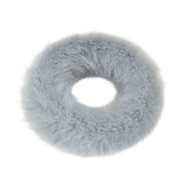 Plush Hair Tie Hair Accessories Pure Color Rabbit Cover Rubber Band Tie Hair Tie