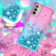 thumbnail image 4 of Funda para Motorola MOTO G 5G 2022 Transparente con Brillos Carcasa Protectora Antigolpes con Glitter Brillante, 4 of 5