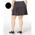 thumbnail image 2 of Ideology Womens Plus Size Space-Dyed Pleated Skort;2X, 2 of 3