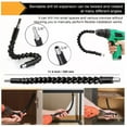 thumbnail image 3 of Yeacher 14PCS Flexible Drill Bit Extension Set with 105° Angle Drill Bit Extension & Universal Socket Adapter & Socket Grip, 3 of 7