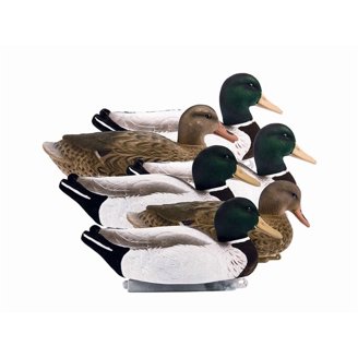 Higdon Battleship Canvasback Duck Decoys 6-Pack - Oversized, Foam Filled, Unsinkable