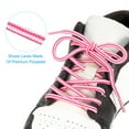 thumbnail image 3 of Uxcell 35.4 x 5/32 Inch Dual Colored Round Boot Laces Shoelaces, White Red 4 Pairs, 3 of 6