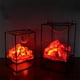 thumbnail image 5 of Lámpara artística de hierro con estatua de resina de llama de carbón de fogata, 1 pieza, funciona con 3 pilas AAA (pilas no incluidas), con efectos de iluminación LED realistas;, 5 of 7