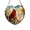 Heart, variant on Cardinal Stained Acrylic Window Hanging, 6 Inch Sun Catchers Art Cardinal Decor Indoor Window, Decorative Suncatchers Hanging Ornaments Home Garden Gift for Housewarming Festival (Round)