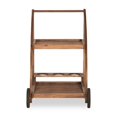 thumbnail image 5 of Linon Home Decor Valencia Teak Finish Acacia Wood Bar Cart, 5 of 5