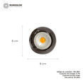 thumbnail image 3 of Lampara Colgante Esferica Techo Decorativa Ajustable Chica, 3 of 5