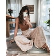 thumbnail image 4 of Pants for Women Summer Fashion Wide Leg Pants Casual Loose Drape Trousers And Floor-Length Pants, 4 of 6