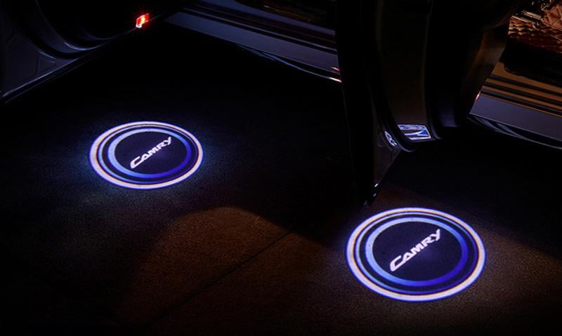 2X PCs for Toyota Camry Car Door Logo 