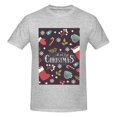 thumbnail image 4 of Bingfone Merry Christmas Men'S Loose Fit Short-Sleeve Pocket T-Shirt, 4 of 7