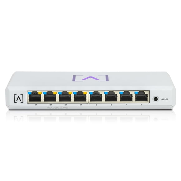 Conmutador Ethernet Alta Labs S8-POE de 8 puertos PoE+ multigigabit