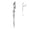 Silver, variant on 14G Hinged Clicker Triple Oval CZ Belly Button Ring with Chain Dangle Piercings Jewelry for Women Sold Each