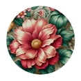 thumbnail image 4 of PIKWEEK Hawaiian Flower Tropical Leaves and Flowers Decorative Table Cloth White, 4 of 8