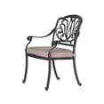 thumbnail image 6 of Savanna Patio Outdoor Aluminum Dining Armchair  (Set of 2) - Desert Sand, 6 of 12