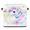 Multicolor 3, variant on CURLYOOT 13 x 13 Inch Cube Storage Bin, Fancy Unicorn Animal Pattern Fabric Storage Cube Baskets, Closet Shelves Foldable Bins with Leather Handles for Home Organizer