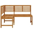 thumbnail image 2 of vidaXL Garden Corner Bench 140 cm Solid Acacia Wood, 2 of 5