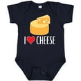thumbnail image 3 of Inktastic I Love Cheese Funny Cheese Lover Boys or Girls Baby Bodysuit, 3 of 5