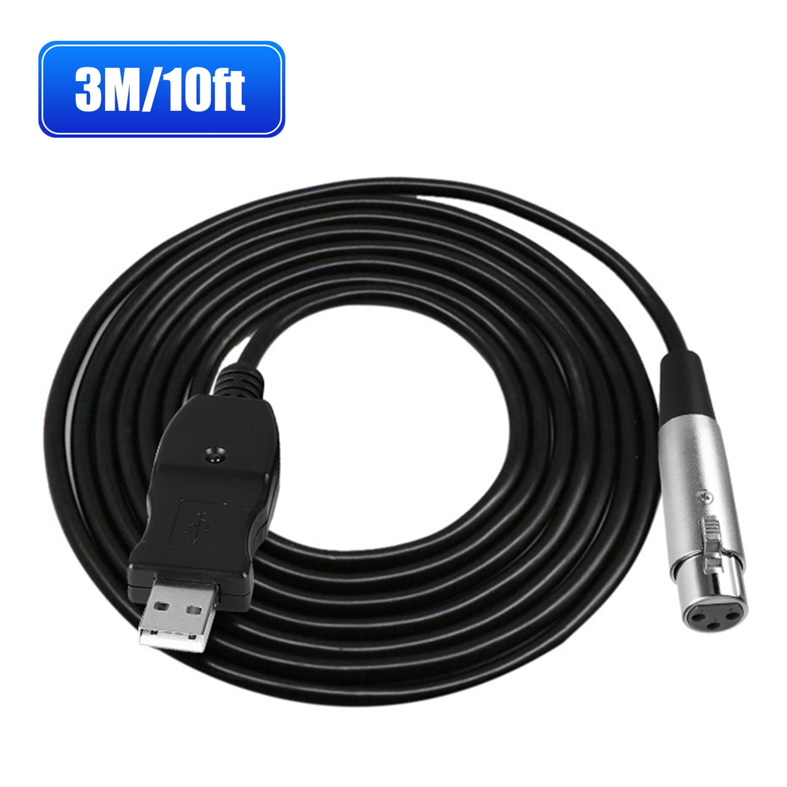 Ctzrzyt USB Male to XLR Female Microphone USB MIC Link Cable New