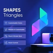 Nanoleaf Shapes Triangles Smarter Kit, 5PK Indoor Modern Modular LED Wall Light Panels