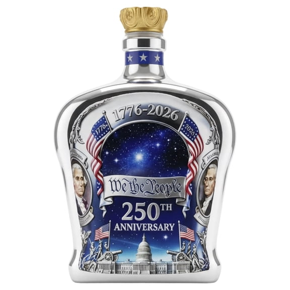 U.S. 250th Anniversary Commemorative Whiskey Bottle, America's 250th Anniversary Mug (1776-2026), Whiskey Decanter Set, For Patriotic Americans, History Enthusiasts And Collectors