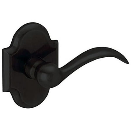 - Baldwin 5452V190MR Pair 5452V Lever Less Rose Satin Black Finish