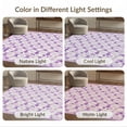 thumbnail image 7 of ODIKA Purple Checkered Plaid Interlocking Motif Grid Crisp Border Symmetrical for Great Room, Indoor Open Concept, Large Living Low Profile Flatwoven, 7 of 7
