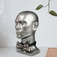thumbnail image 6 of Vaveren Male Mannequin Head Freestanding Stand for Making Market Barber Shop Silvery Gray, 6 of 8