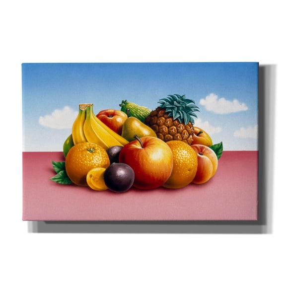 Epic Graffiti 'Fruit 2' by Harro Maass, Canvas Wall Art, 18"x12"