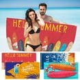 thumbnail image 1 of Fiudx Toalla de Playa de Microfibra, Resistente a La Arena, de Secado Rápido, Superligera y Compacta, Ideal para Viajes, Piscinas, Spas, Acampadas y Senderismo, 76 X 152 Cm, Material Suave y Absorben, 1 of 4