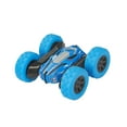 thumbnail image 1 of SIYTUAU 24Ghz Remote Control Stunt Rc Car 360° Rotation Off Road Vehicle Toy Double Sided Design Dark Blue Color Kids Electric Car Plastic Material Standard Size Dark Blue, 1 of 6