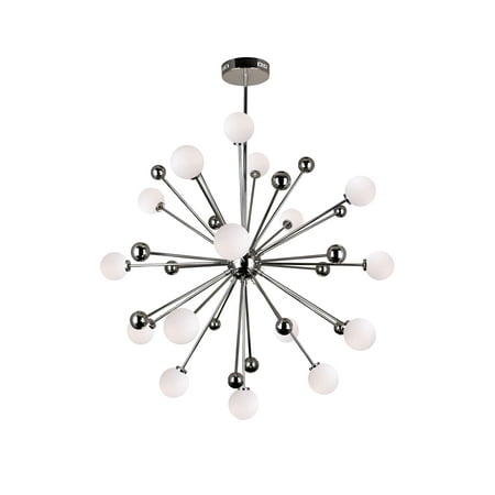 

17 Light Chandelier with Polished Nickel Finish