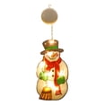 thumbnail image 4 of Luz de ventana de Navidad Fernando Muñeco de nieve iluminado con cuentas LED, 4 of 8