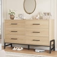 thumbnail image 6 of EastVita 5 Dresser for Bedroom 50in Tall Drawer with Large Storage Space Freestanding Wooden Closet Storage Dresser Chest for Living Room Bedroom Entryway-Natural Oak, 6 of 8