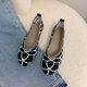 thumbnail image 4 of Amzcrzy Zapatos de mujer,Zapatos de mujer,Zapatillas de mujer, Zapatos planos multicolores de punta redonda para mujer, zapatillas suaves e informales Sandalias Mujer Zapatillas De Casa, 4 of 4