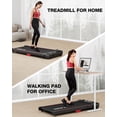 thumbnail image 4 of JELENS Walking Pad, Under Desk Treadmill, 2.5HP Portable Treadmills for Home Office, Walking Jogging Machine with Remote Control, LED Display, 4 of 9