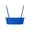 Blue, variant on Women Swimwears Bikini Top Solid Color Tankini Swimsuit Adjustable Straps Removable Bandeau Bikini Top Swimwear For Beach Pool Green S