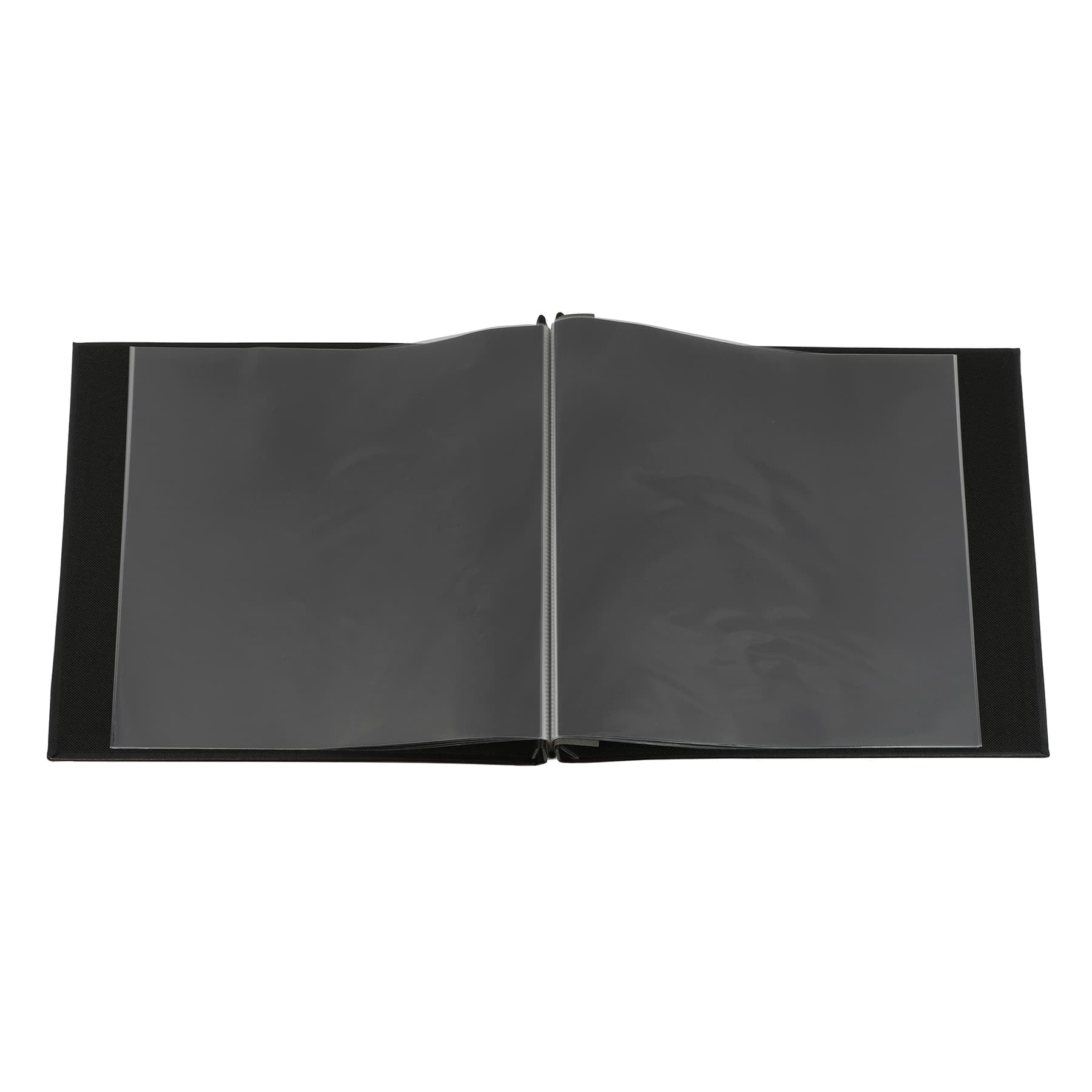 Recollections Scrapbook Album, Celestial Faux Leather Post Bound, Black/Gold, 12" x 12", 10 Sheets, 1-Pack