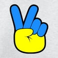 thumbnail image 3 of CafePress - Ukrainian Flag Peace Sign Ukraine Nativ Sweatshirt - Crew Neck Sweatshirt, 3 of 4