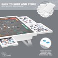 thumbnail image 3 of Jumbl 1000 Piece Puzzle Table with Drawers and Felt Surface, 23x31 Inch, 3 of 9