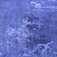 thumbnail image 1 of Ahgly Company Machine Washable Indoor Square Oriental Blue Industrial Area Rugs, 8' Square, 1 of 4
