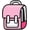 Pink, variant on 3D Jump Style Kawaii Cartoon Sketch Daypack, 2D Comic Drawing Anime Canvas Backpack, Large Capacity Waterproof Multi-Purpose Bag for Travel Work Picnic Daily Carry, Blue