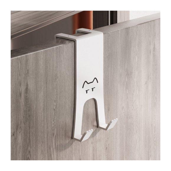Gancho para puerta sin necesidad de taladrar. Gancho impermeable fácil de colgar para baño, cocina, dormitorio y balcón.