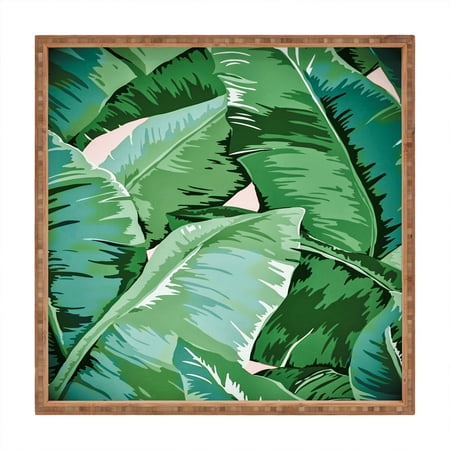 

Society6 Gale Switzer Banana Leaf Grandeur II Medium Square Bamboo Tray 12 x 12