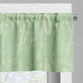 thumbnail image 5 of Ambesonne Garden Art Valance & Curtain, Exotic Desert Succulents, 55"x36", Pale Green Coconut, 5 of 7
