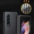 thumbnail image 3 of ELEHOLD Rugged Case for Samsung Galaxy Z Fold 4, Carbon Fiber Texture Full Body Protection Anti-Scratch Shockproof Heavy Duty Case for Samsung Galaxy Z Fold 4, Black, 3 of 6