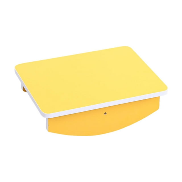 DYNWAVECA Balance Board Non Slip Multifunctional Portable Comfortable Wobble Board Balance Training Exercising for Office Core Strength Yellow