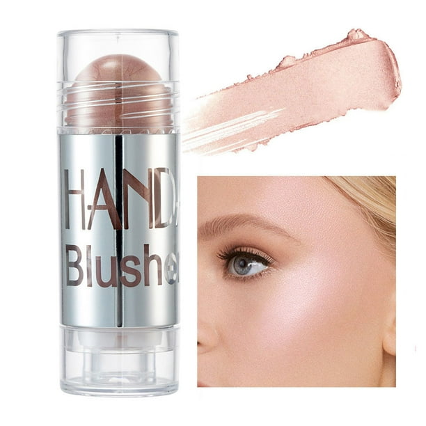 Cheek Blusher Shimmer Blush Stick Face Makeup Highlighter Bronzer