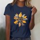 thumbnail image 4 of Tops Cortos para las Mujeres Blusas Impresas Manga Corta Cuello Redondo, Tops de Blusa para las Mujeres Primavera Verano Casual, 4 of 4